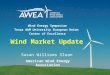 Wind Market Update Susan Williams Sloan American Wind Energy Association Wind Energy Symposium Texas A&M University European Union Center of Excellence