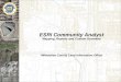 ESRI Community Analyst Mapping, Reports and Custom Geometry Milwaukee County Land Information Office