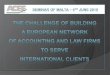 Seminar of Malta – 4 th June 2010 2  Culture and economic factors  Legal aspects :  Contract law  Employment law  Intellectual property  Funding