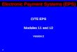 1 Electronic Payment Systems (EPS) CITE EPS Modules 11 and 12 Version 2