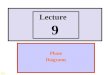 Lecture 9 Phase Diagrams 8-1. Introduction Phase: A region in a material that differs in structure and function from other regions. Phase diagrams: