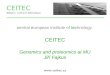 Www.ceitec.cz CEITEC BRNO | CZECH REPUBLIC central european institute of technology CEITEC Genomics and proteomics at MU Jiří Fajkus