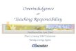 Overindulgence & Teaching Responsibility Facilitated by Lori Zierl Pierce County UW-Extension Family Living Agent