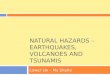 NATURAL HAZARDS – EARTHQUAKES, VOLCANOES AND TSUNAMIS Lower six – Ms Shalto