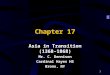 1 Chapter 17 Asia in Transition (1368â€“1868) Mr. C. Dennison Cardinal Hayes HS Bronx, NY