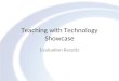 Teaching with Technology Showcase Evaluation Results
