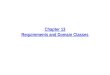 Chapter 13 Requirements and Domain Classes. Process Phases Discussed in This Chapter Requirements Analysis Design Implementation ArchitectureFrameworkDetailed