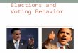ELECTIONS AND VOTING BEHAVIOR Chapter 10. Three Types of Elections Primary Elections- voters select party nominees General Elections- the contest between
