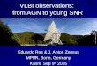 VLBI observations: from AGN to young SNR Eduardo Ros & J. Anton Zensus MPIfR, Bonn, Germany Kashi, Sep 9 th 2005 Picture: E. Middelberg (MPIfR)