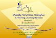 Quality Assurance Strategies: Evaluating Learning Resources Presented by: Karin Lundgren-Cayrol In collaboration with: Gilbert Paquette and Suzanne Lapointe