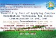 LOGO Feasibility Test of Applying Complex Remediation Technology for Diesel Contamination in Soil and Groundwater 2012 International Conference on Environmental
