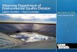 Wyoming Department of Environmental Quality Division Lagoon Aeration – Theory & Design Tuesday, February 28, 2012 Kevin Rood, P.E., BCEE