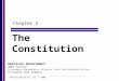 Chapter 2 The Constitution Pearson Education, Inc. © 2006 American Government 2006 Edition To accompany Comprehensive, Alternate, Texas, and Essentials