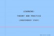 LEARNING: THEORY AND PRACTICE (INDEPENDENT STUDY) TAMEZ/SURLES DLC2004