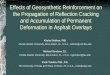 Effects of Geosynthetic Reinforcement on the Propagation of Reflection Cracking and Accumulation of Permanent Deformation in Asphalt Overlays Khaled Sobhan,