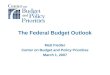The Federal Budget Outlook Matt Fiedler Center on Budget and Policy Priorities March 1, 2007