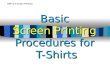 Basic Screen Printing Procedures for T-Shirts GOP_5-2 Screen Printing