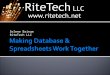 Selene Bainum RiteTech LLC.  Doing ColdFusion & SQL development for more than 1/3 of my lifetime  Chief Architect @ RiteTech  RiteTech is my company