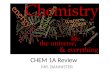 CHEM 1A Review MR. BANNISTER. PART I: The Periodic Table