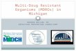 NOREEN MOLLON, MS INFECTION PREVENTION CONSULTANT Multi-Drug Resistant Organisms (MDROs) in Michigan 