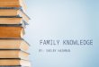 FAMILY KNOWLEDGE BY: SHELBY HASHMAN. WE WILL COVER… Americans With Disabilites Act Individualized Education Plan (IEP) Dealing with child’s feelings Transition