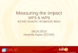 Measuring the Impact WP5 & WP9 ECHO Utrecht / KinderUni Wien 28.02.2013 Hendrik Asper (ECHO)