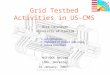 Grid Testbed Activities in US-CMS Rick Cavanaugh University of Florida 1. Infrastructure 2. Highlight of Current Activities 3. Future Directions NSF/DOE