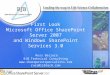 RJB Technical Consulting   First Look Microsoft Office SharePoint Server 2007 and Windows SharePoint Services