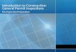 Introduction to Construction General Permit Inspections Pre-Inspection Preparation