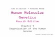 Tom Strachan Andrew Read Human Molecular Genetics Fourth Edition Copyright © Garland Science 2011 Chapter 9 Organization of the Human Genome