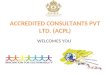 ACCREDITED CONSULTANTS PVT LTD. (ACPL) WELCOMES YOU
