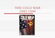 THE COLD WAR 1945-1990. KEY TERMS  CONTAINMENT  IRON CURTAIN  SATELLITE NATION  IDEOLOGY  SUPERPOWER  ARMS RACE  TRUMAN DOCTRINE  MARSHALL PLAN