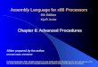 Assembly Language for x86 Processors 6th Edition Chapter 8: Advanced Procedures (c) Pearson Education, 2010. All rights reserved. You may modify and copy
