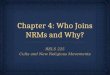Chapter 4: Who Joins NRMs and Why? RELS 225 Cults and New Religious Movements RELS 225 Cults and New Religious Movements