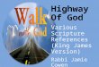 Highway Of God Various Scripture References (King James Version) Rabbi Jamie Cowen