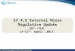 Korea Construction Equipment Manufacturers Association 17.4.2 External Noise Regulation Update 25 th JTLM 16~17 th. April, 2015