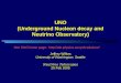 See UNO home page:  UNO (Underground Nucleon decay and Neutrino Observatory) Jeffrey Wilkes University of Washington,