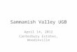 Sammamish Valley UGB April 14, 2012 Canterbury Estates, Woodinville