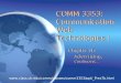 COMM 3353: Communication Web Technologies I Chapter 7b: Advertising, Continued… Chapter 7b: Advertising, Continued… 