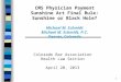 1 Colorado Bar Association Health Law Section April 20, 2013 CMS Physician Payment Sunshine Act Final Rule: Sunshine or Black Hole? Michael M. Schmidt