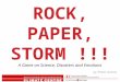 ROCK, PAPER, STORM !!! A Game on Science, Disasters and Emotions by Pablo Suarez