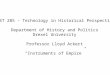 HIST 285 - Technology in Historical Perspective Department of History and Politics Drexel University Professor Lloyd Ackert “Instruments of Empire”