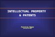 Patricia Power January 20, 2005 INTELLECTUAL PROPERTY & PATENTS