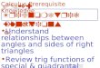 0.2: Trignometric Functions Objective: Understand relationships between angles and sides of right triangles Review trig functions of special & quadrantal