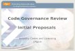 Code Governance Review Initial Proposals Industry Codes and Licensing Ofgem