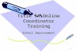 1 Title IA Online Coordinator Training School Improvement