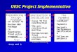 UESC Project Implementation Construction & Installation ä Issue TO for construction ä The pre-construction meeting ä Review/accept final construction package