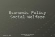 Economic Policy Social Welfare September 22, 2015September 22, 2015September 22, 20151 Introduction to American Government