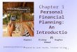 2006 McGraw-Hill Ryerson Ltd. Kapoor Dlabay Hughes Ahmad Prepared by Cyndi Hornby, Fanshawe College Chapter 1 Personal Financial Planning: An Introduction