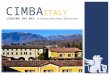 LEADING THE WAY in Global Business Education CIMBA ITALY